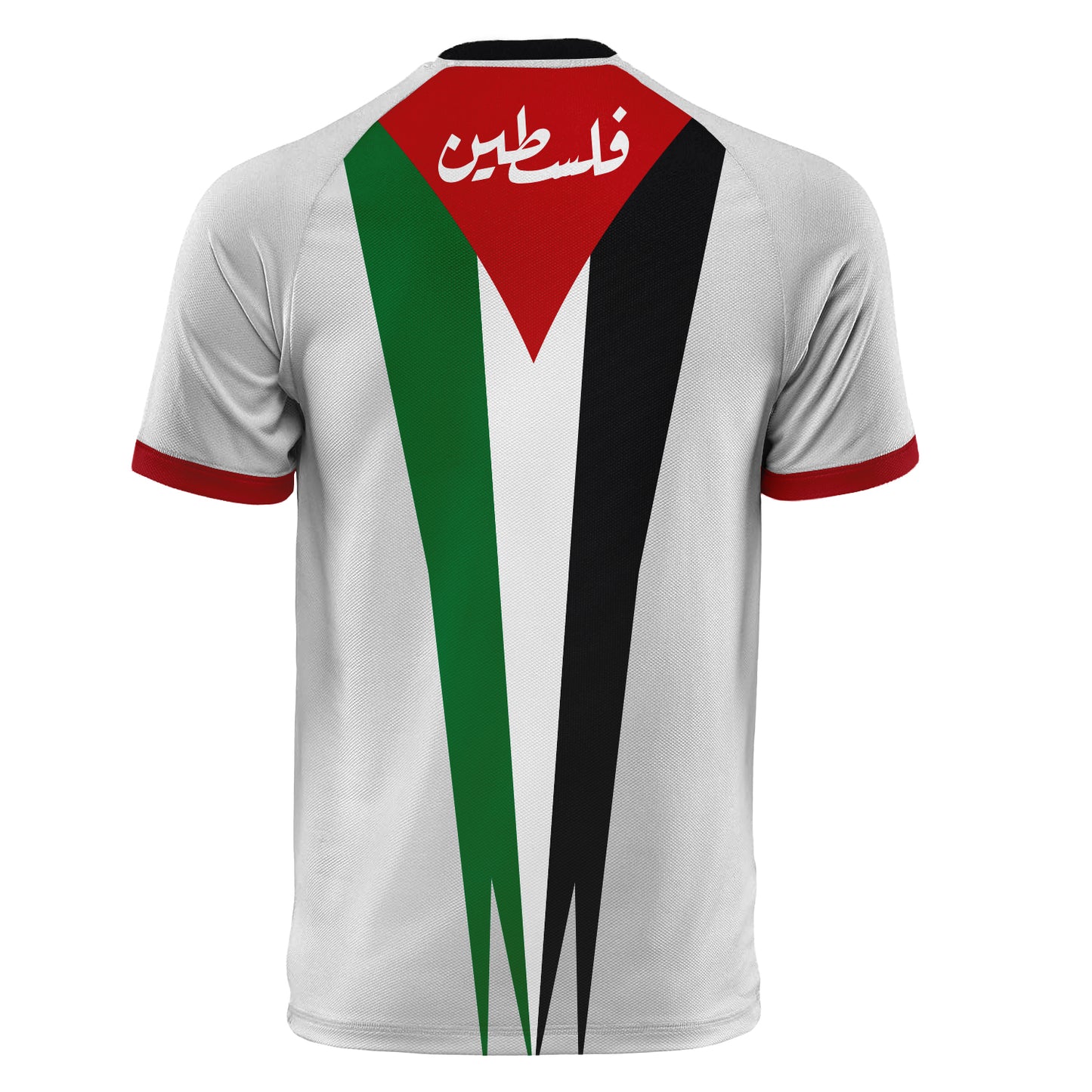 White V1.0 Palestine Inspired Football Shirt Regular Fit